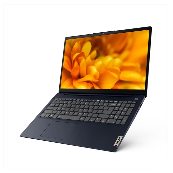 레노버 2021 노트북 15.6, Abyss Blue, ideaPad Slim3-15ALC R5 WIN10 82KU, AMD, 256GB, 4GB, WIN10 Home 대표 이미지 - 40만원대 노트북 추천