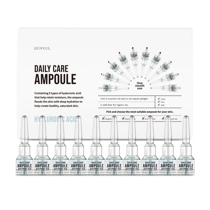 은율 데일리 케어 히알루론산 앰플, 2ml, 1세트 대표 이미지 - 히알루론산 앰플 추천