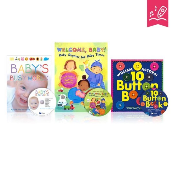 [노부영] 베이비 3종 (Baby's Busy World+Welcome baby+10 button book)