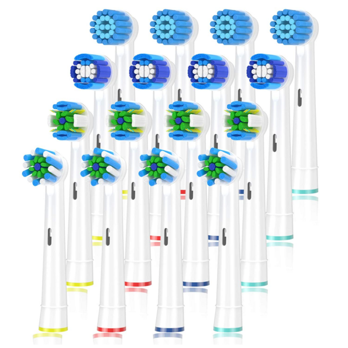 오랄비 브라운 전동칫솔모 성인 EB17 EB20 EB25 EB50 호환 리필모 16개 세트상품 대표 이미지 - 오랄비 리필모 추천