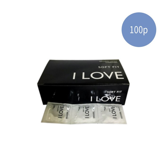 I LOVE 라텍스 소프트 핏 초박형 콘돔 0.03, 100개입, 1개 대표 이미지 - 초박형 콘돔 추천
