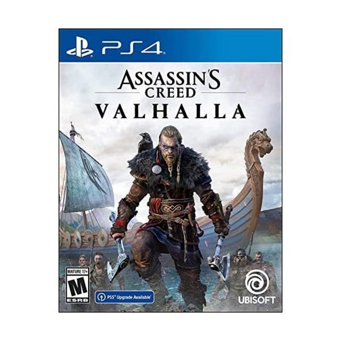 플스4 Assassin’s Creed Valhalla PlayStation 4 Standard Edition with Free Upgrade to the Digital PS5 Ve, PlayStation 4_Standard 대표 이미지 - PS5 게임 추천