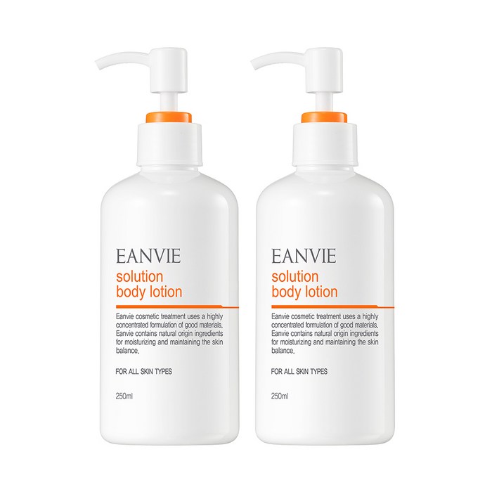 1+1 EANVIE 엔비 솔루션 바디로션 250ml (x2), 2개 대표 이미지 - 가슴크림 추천