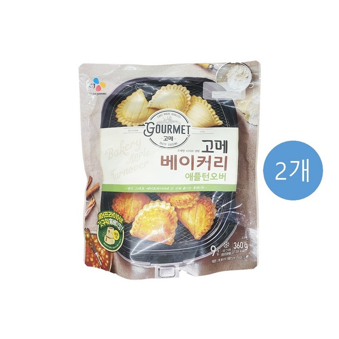 고메 CJ 베이커리 애플턴오버 360g X2봉, 2개 대표 이미지 - 고메 베이커리 추천