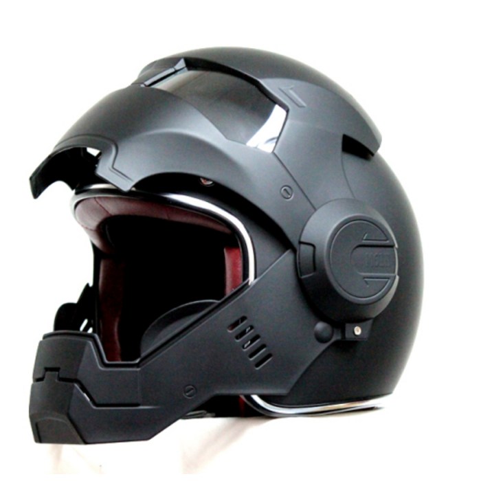 상품상세참조 아이언맨 헬멧 Masei 오토바이 헬멧 핼리 헬멧 빈티지 헬멧 스틸-22293192438068, 옵션1