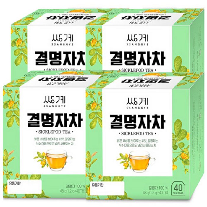 쌍계명차 김동곤 명인이 만든 결명자차, 1.2g, 160개 대표 이미지 - 쌍계명차 추천