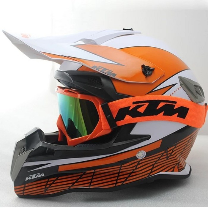 KTM 레드불 오프로드 헬멧 고글 산악 오토바이 4, S, 1번