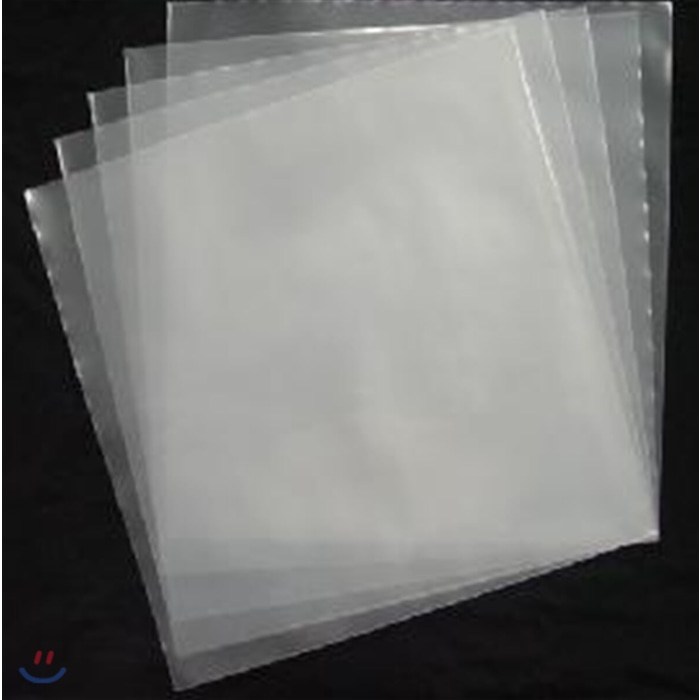 12인치 LP 커버 보호용 무독성 PE 비닐 (10장 묶음)