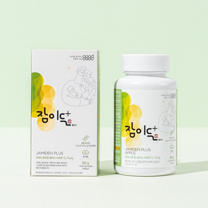 굿대디 흑하랑상추로 만든 잠이든 플러스 for family 1EA(1개월), 1개 대표 이미지 - 흑하랑상추 추천