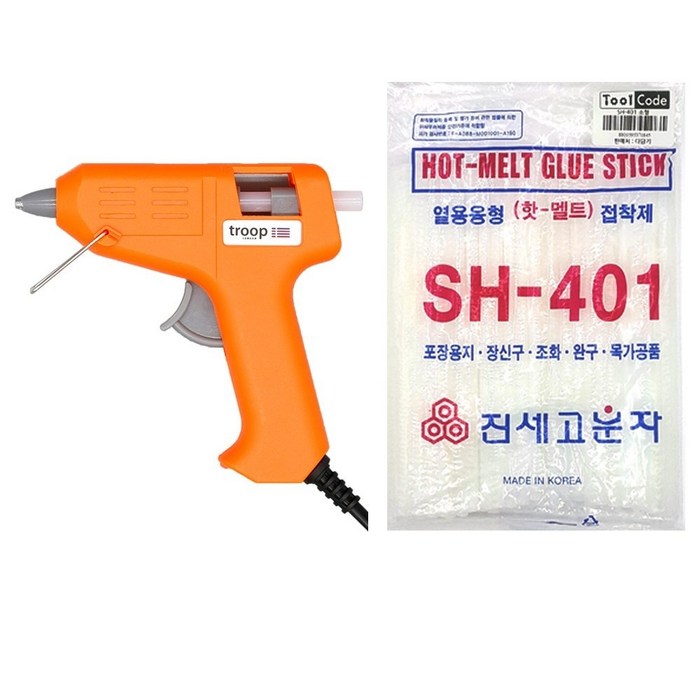 트룹런던 글루건 소형 + 무독성 심 80p 세트 700g 대표 이미지 - 글루건 추천