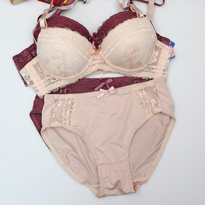 별난여우 BS_6007 노와이어 브라 팬티 세트 여성속옷 3셋+1셋더 대표 이미지 - 별난여우 팬티 추천