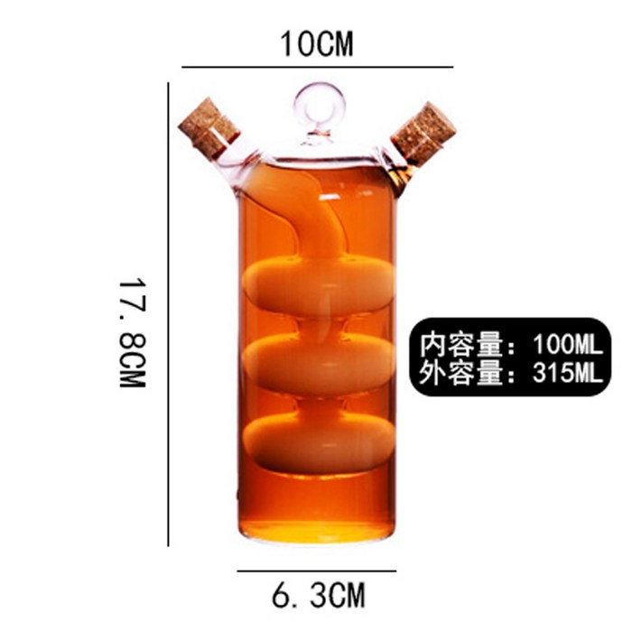 신기한 물먹방 유투버 칵테일 유리 새소리잔 독특한컵, 기둥형 대표 이미지 - 먹방 테이블 추천