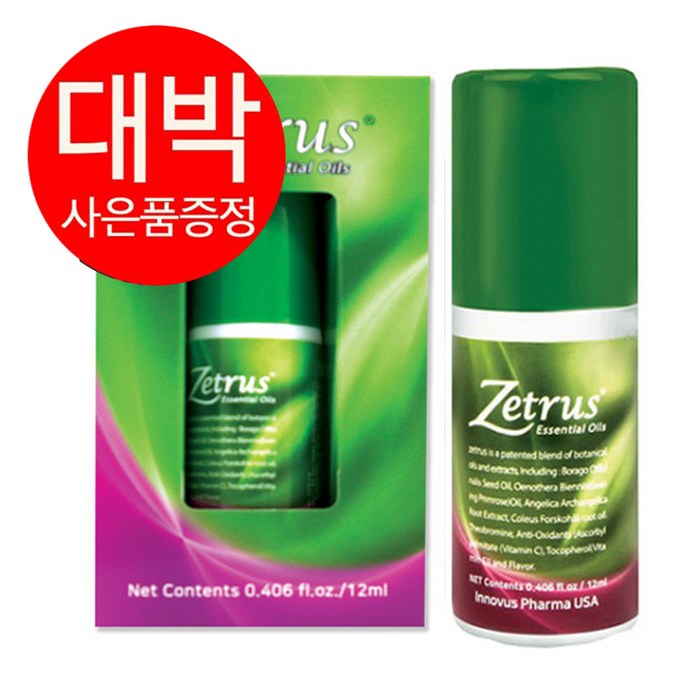 제스마 제트러스 이노버스팔마 정품 여성 에센셜 오일 12ml 러브젤, 1개 대표 이미지 - 자무스틱 추천