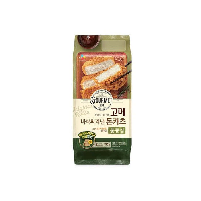 비비고 고메 바삭튀겨낸 통등심돈카츠450g, 고메 통등심돈카츠450g 대표 이미지 - 통등심 돈까스 추천