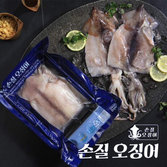기타 [특가찬스]자연산 손질오징어300g(3미)10팩 / 총 30마리, 1 대표 이미지 - 반건조 오징어 추천