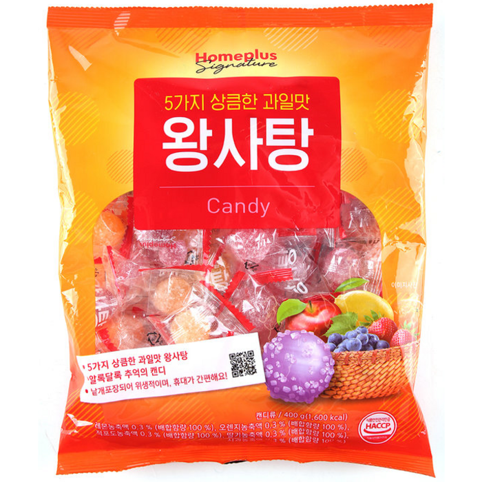 홈플러스 시그니처 왕사탕 400g 1개 대표 이미지 - 홈플러스 과자 추천