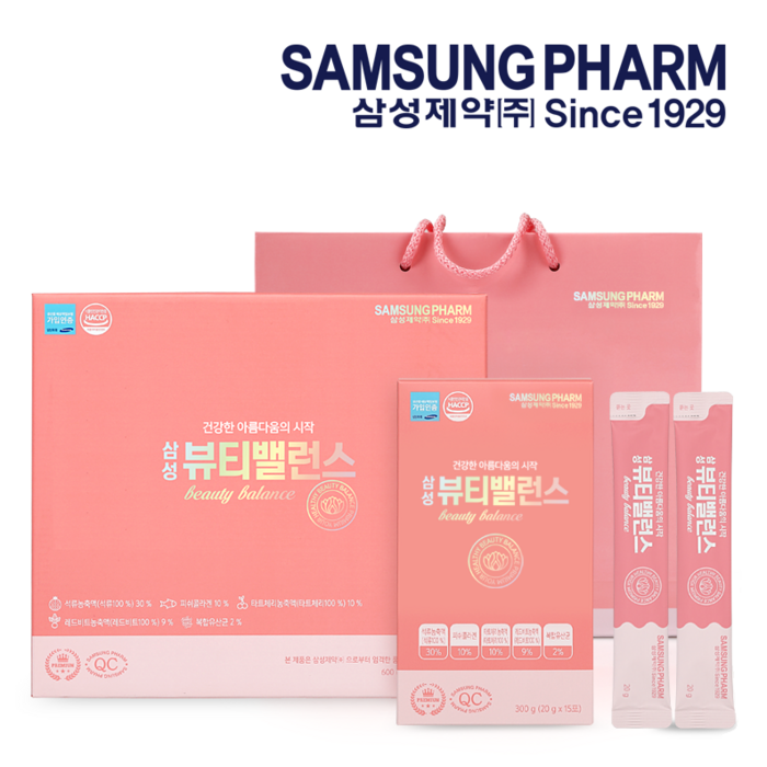 삼성제약 뷰티밸런스 20g x 30포 / 여성갱년기영양제 (쇼핑백 증정), 1.뷰티밸런스 20g*30포x1박스 대표 이미지