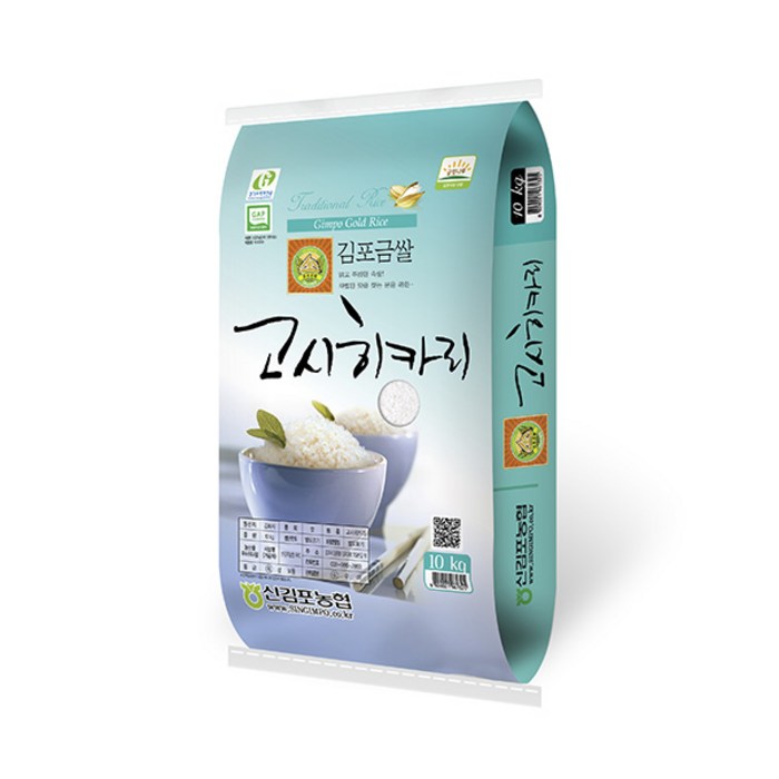 [20년산] 신김포농협 김포금쌀 고시히카리 10kg(특등급), 1포, 10kg