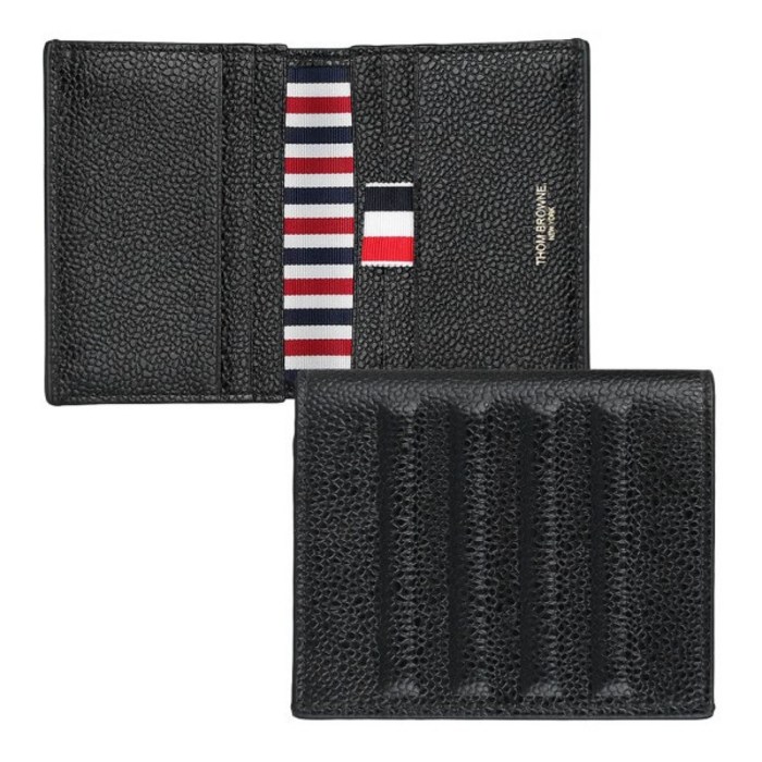 [톰브라운] 사선 디보스드 카드지갑 (MAW300A 00198 001) 대표 이미지 - 명품 지갑 추천