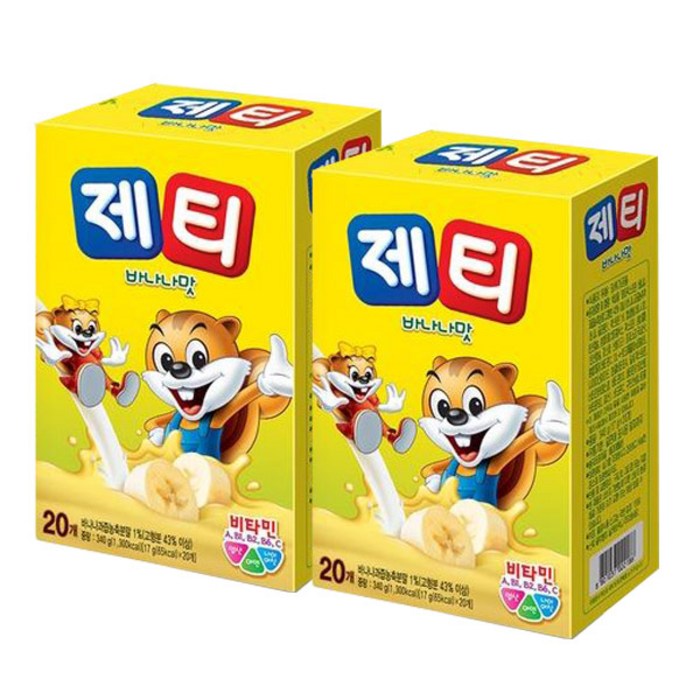 제티 바나나맛 20개입X2통 무/료/배/송, 상세페이지 참조 대표 이미지 - 딸기라떼 추천