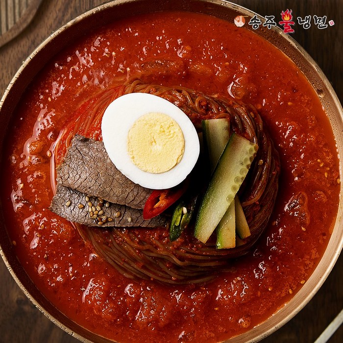 [송주불냉면] 매운 물 냉면 세트, 1세트, 3.15kg 대표 이미지 - 냉면 맛집 추천