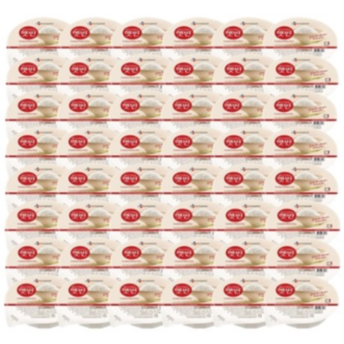 햇반 백미밥, 200g, 48개 대표 이미지 - 쌀밥 추천