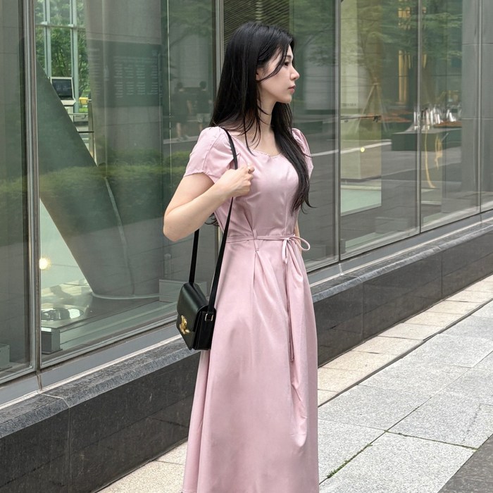 레브 원피스 하객룩 실키 오피스룩 여름 원피스 정장 고급