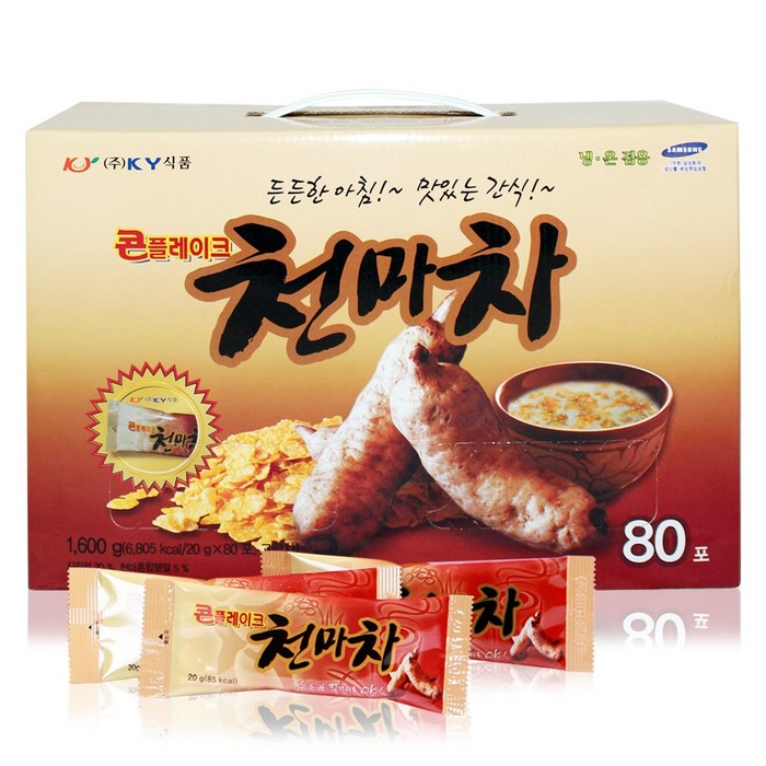 KY식품 콘플레이크 천마차, 20g, 80개 대표 이미지 - 김준호 마쭈 추천