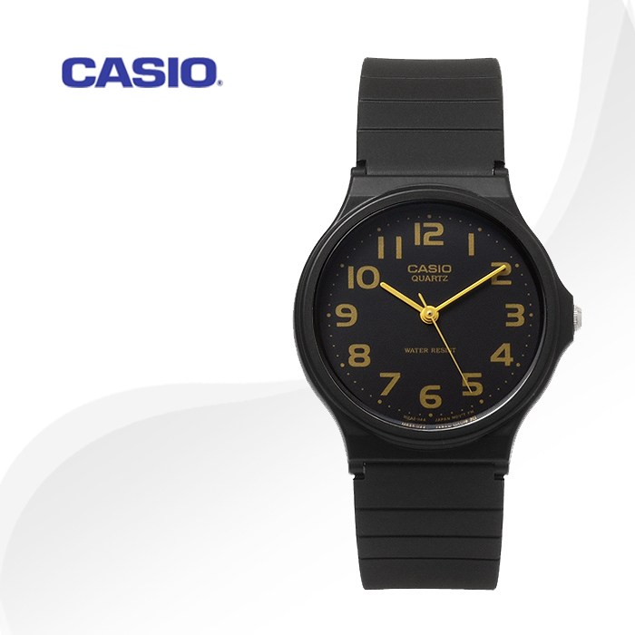 정품 카시오 CASIO MQ-24-1B2 남녀 공용 우레탄 밴트 수능 손목시계 대표 이미지 - 카시오 시계 추천