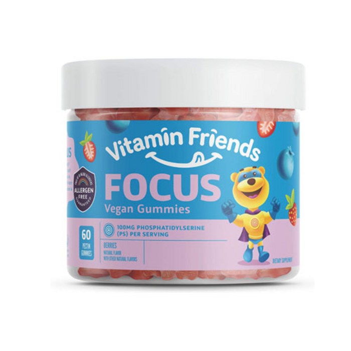 Vitamin Friends Focus Supplement 비타민 프렌즈 어린이용 포커스 서플리먼트 포스파티딜세린 100mg 60정 대표 이미지 - 포스파티딜세린 추천