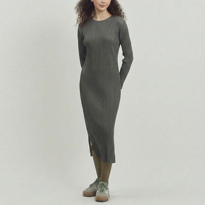 피네플리츠 베이직 롱 원피스 3 Color