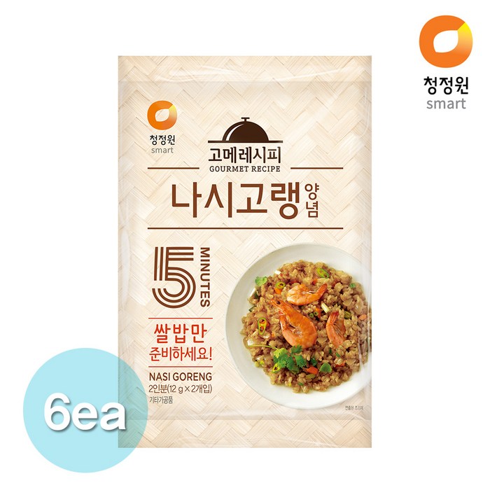 청정원 고메레시피 나시고랭양념 24gx6개, 24g, 6개 대표 이미지 - 나시고랭 추천