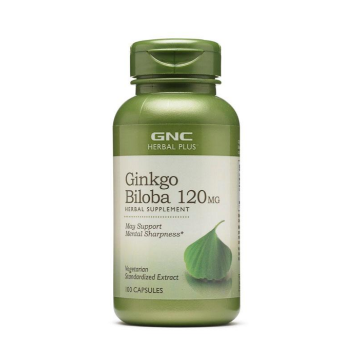 GNC 징코 빌로바 120mg 캡슐, 100개입, 1개 대표 이미지 - 은행잎 추출물 추천