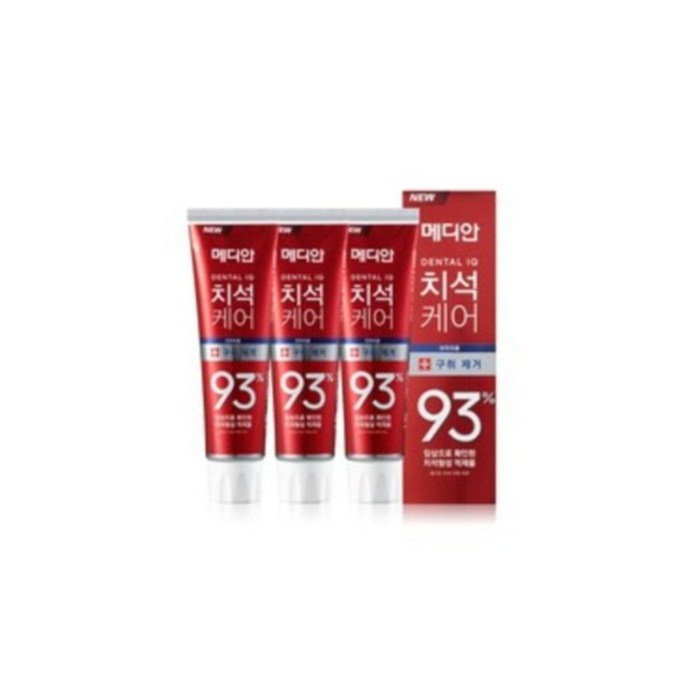 메디안 치석케어 구취제거 치약, 120g, 12개 대표 이미지 - 치석 치약 추천