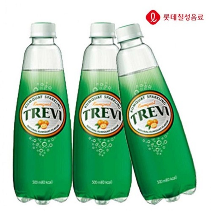 트레비500 맛있는 탄산수 워터 트레비금귤 500ml 12개 대표 이미지 - 맛있는 탄산수 추천