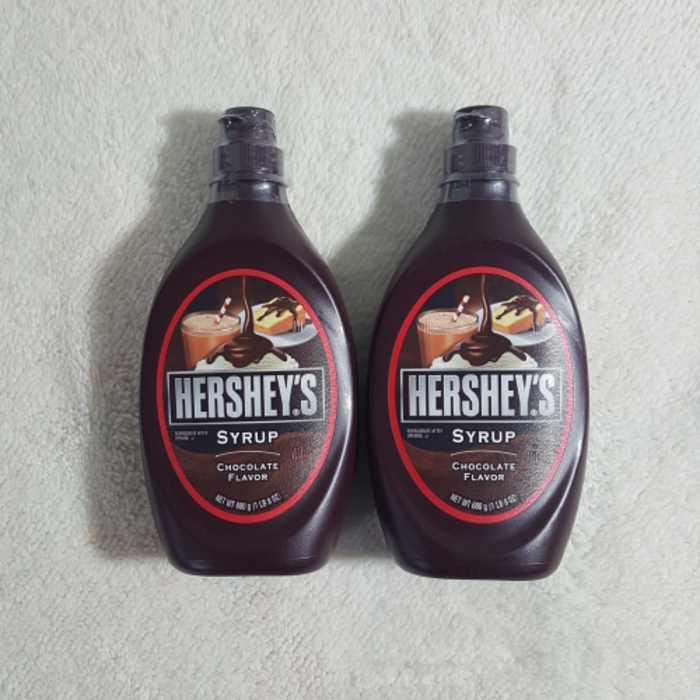 허쉬 Hershey's chocolate syrup 초콜릿 시럽 24oz(680g) 2개, 680g 대표 이미지 - 허쉬 초콜릿 추천