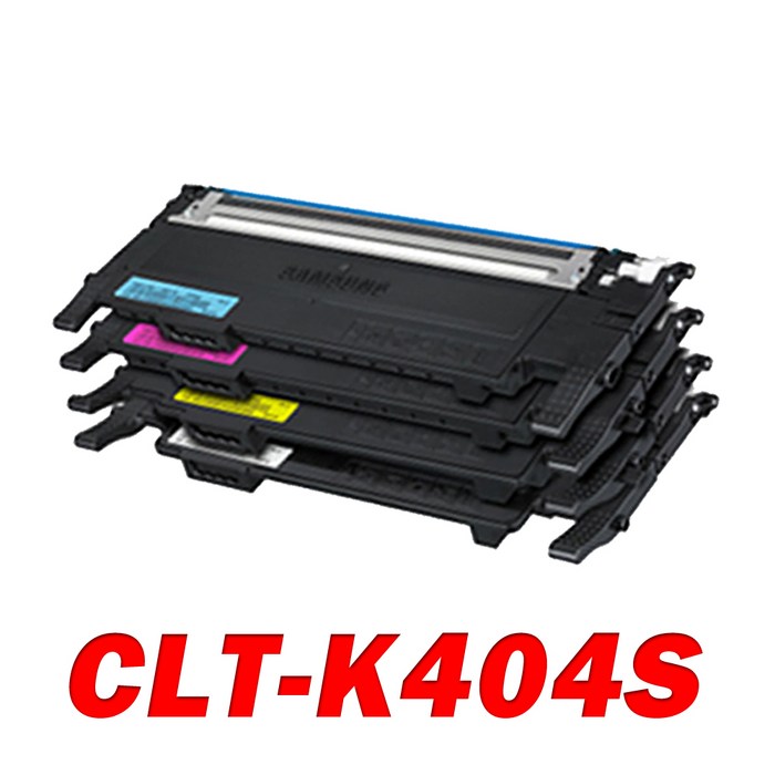 삼성전자 CLT-K404S 검정+노랑+빨강+파랑 4색세트 SL-C433 SL-C483W 재생토너, 1세트 대표 이미지 - 삼성 재생토너 추천