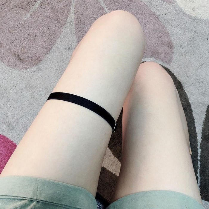 1+1 허벅지 초커 다리 띠 밴드 벨트 가터링 대표 이미지 - 허벅지 초커 추천