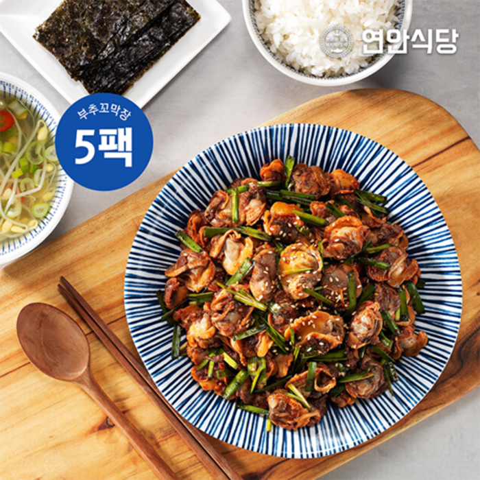 연안식당 부추꼬막장 5팩, 단일속성 대표 이미지 - 연안식당 추천