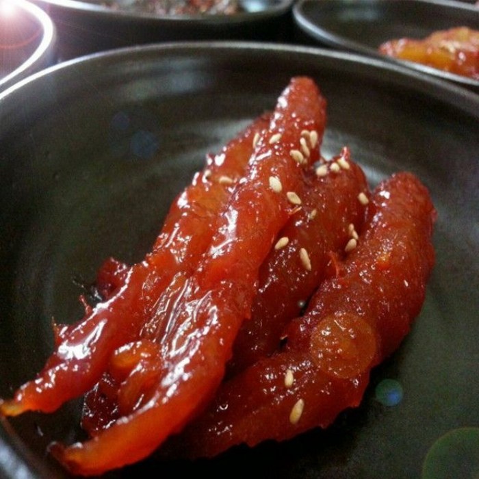 더덕장아찌 500g 아이스팩포장 2년여동안 숙성된 더덕 장아찌, 본상품선택 대표 이미지 - 밑반찬 추천