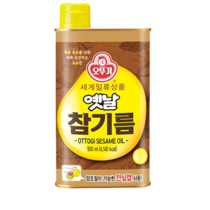 오뚜기 옛날 참기름, 500ml, 5개 대표 이미지 - 참기름 추천
