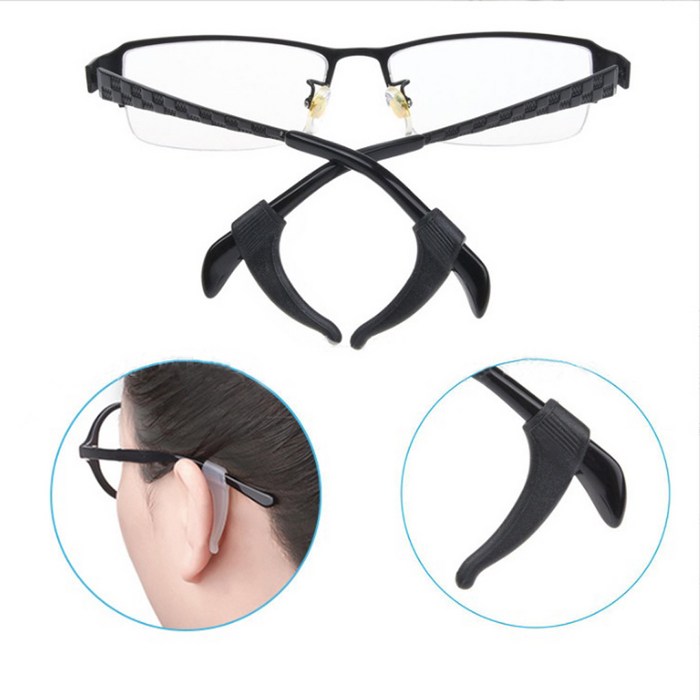 세상편안 실리콘 안경 귀걸이 2P 안경 통증 방지 귀고무 군인 운동선수 흘러내림 방지 대표 이미지 - 군인한테 필요한 물건 추천