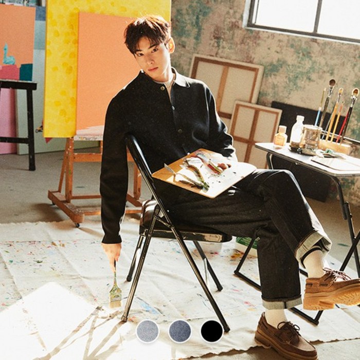 지오다노 113543 스트레이트핏 데님