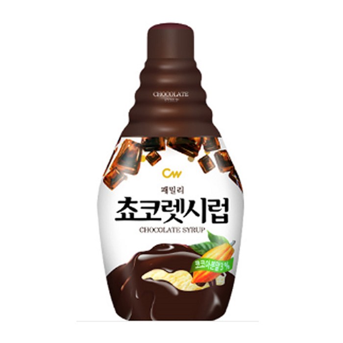 CW/청우 패밀리 초코시럽 520g/시럽/빙수재료 대표 이미지 - 초코시럽 추천