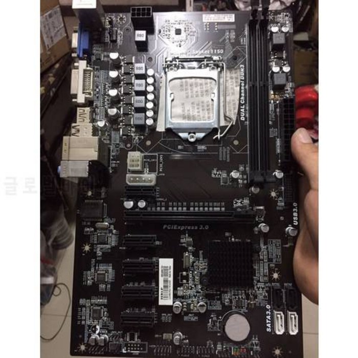 메인보드 박격포 H81P BTC 마더 6GPU 6PCI-E CF-H81A-BTC 마더 LGA 1150 H81A-BTC H81 마이닝 마더 대표 이미지 - 채굴용 메인보드 추천