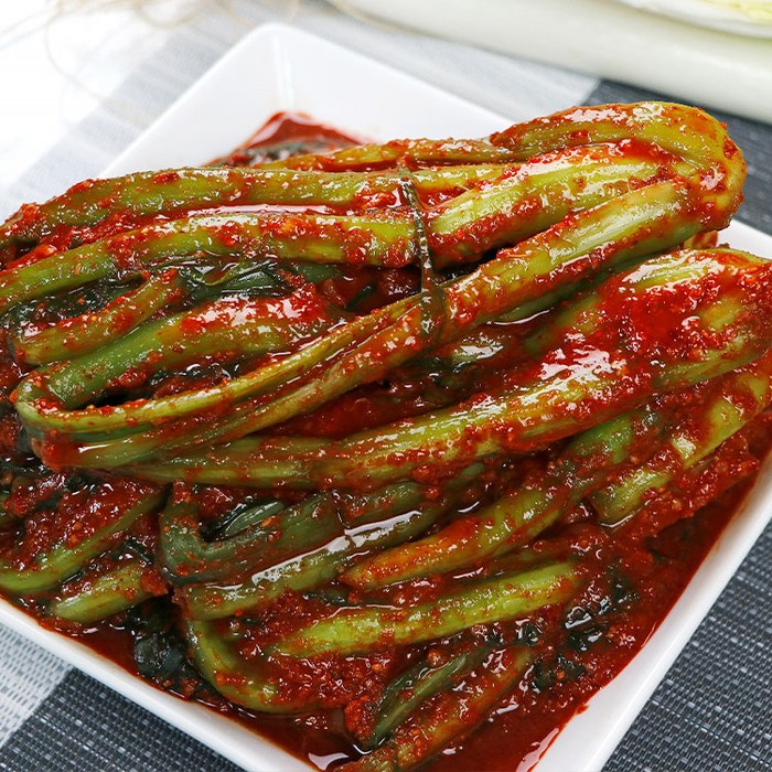 맵따구 불김치 매운 양념 실비 갓김치 1kg 2kg 3kg, 갓 불김치 1kg (기본매운맛) 대표 이미지 - 실비김치 추천
