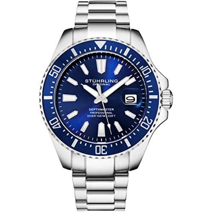 Stuhrling Original Watches for Men - Pro Diver Watch - Sports Watch fo 대표 이미지 - 다이버 시계 추천