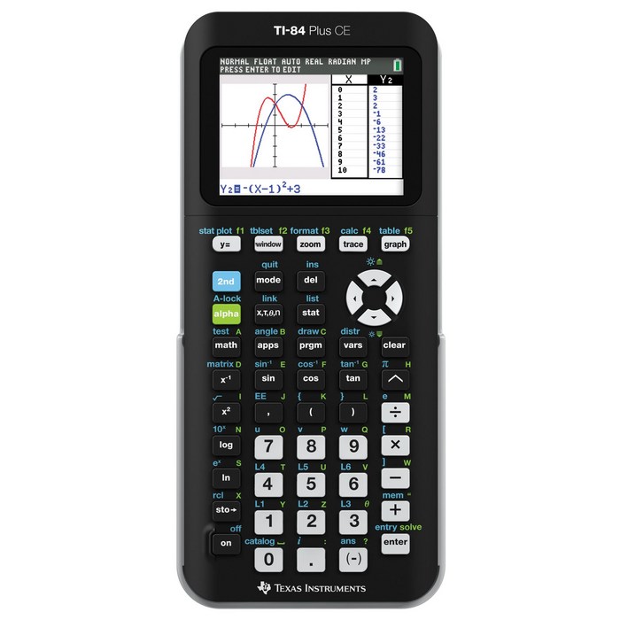 Texas Instruments 텍사스인스트루먼트 TI-84 Plus CE 공학용계산기, TI-84 블랙 대표 이미지 - 텍사스 재무계산기 추천