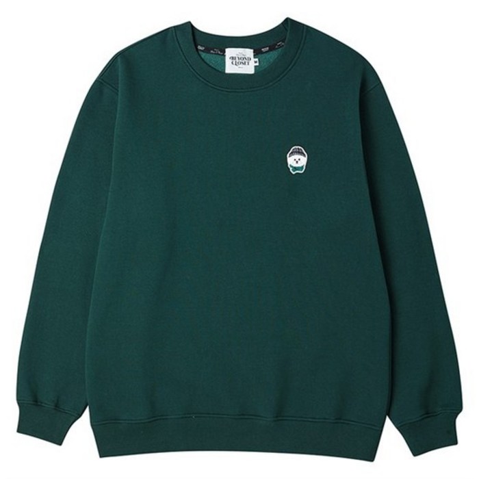 비욘드클로젯 비욘드클로젯 11/24출고 기모 NEW WAPPEN LOGO SWEAT SHIRTS DEEP GREEN (7708165) 대표 이미지 - 비욘드클로젯 맨투맨 추천