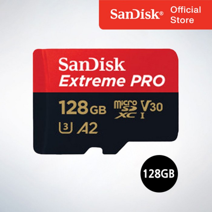 샌디스크 마이크로 SD 카드 SDXC Extreme Pro UHS-I 익스트림 프로 QXCD 128GB